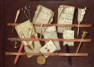 Composición de trampantojo de Edwaert Colyer or Collier